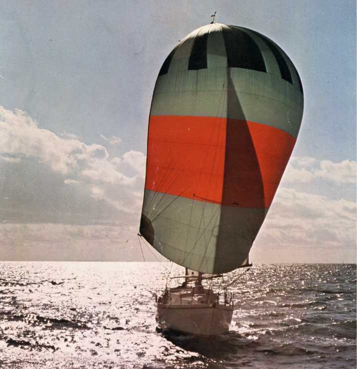 Shalomi-unter Spinaker